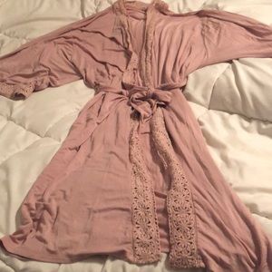 Blush Maternity Robe
